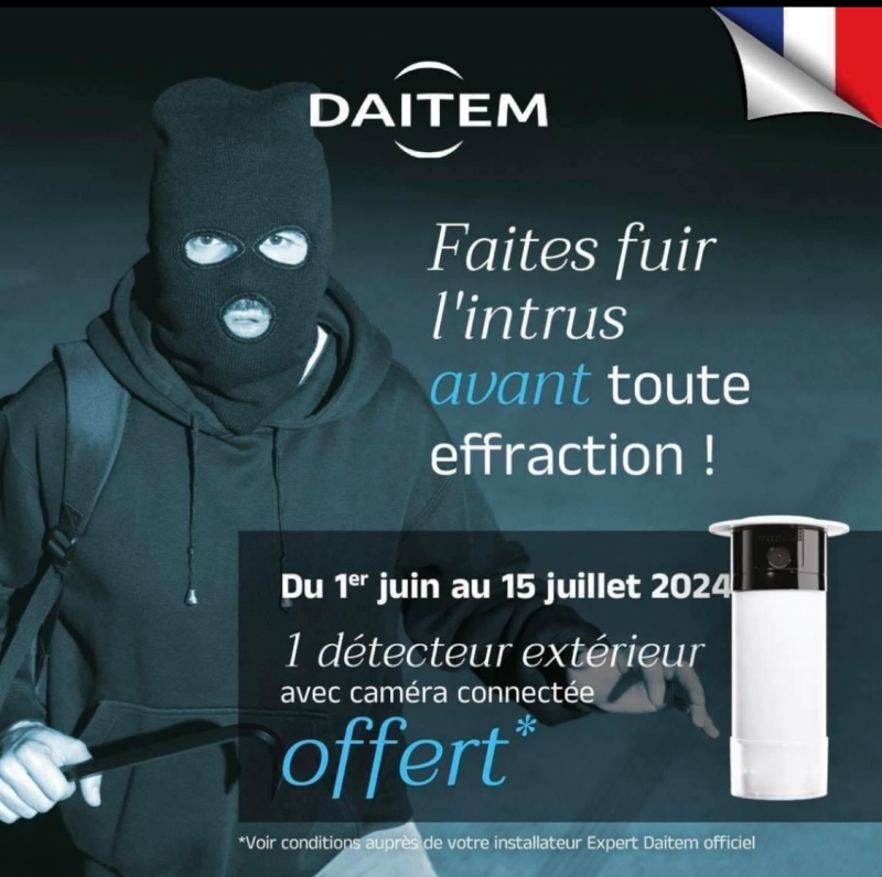 Détecteur extérieur avec caméra connectée à bordeaux 